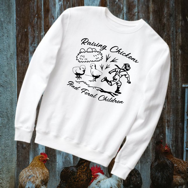Sudadera Criando Pollos Y Niños Ferroviarios (Subido por el creador)