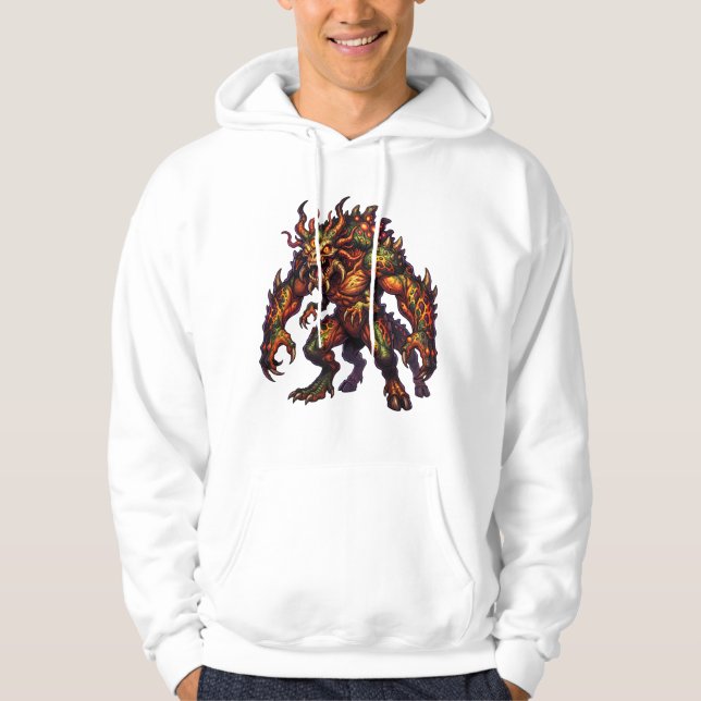 Sudadera Criatura Behemoth Infernal (Anverso)