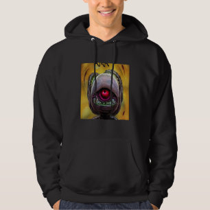 Sudadera Criatura extraterrestre ovni UAP 51 área gris fuer