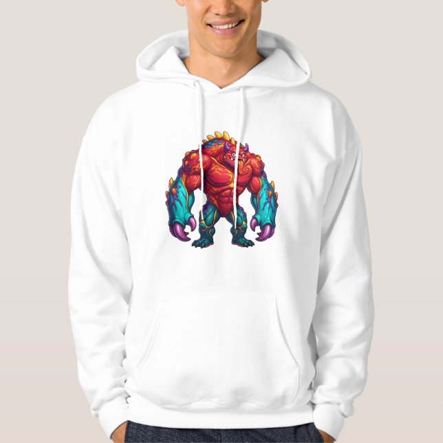 Sudadera Criatura infernal cromática (Anverso)