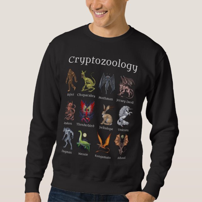 Sudadera Criaturas criptozoológicas (Anverso)
