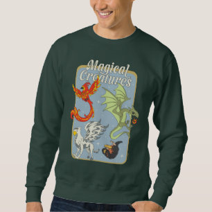Sudadera Criaturas Mágicas Gráficos Vintage