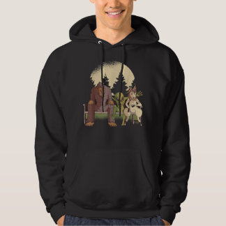 Sudadera Criaturas míticas de Bigfoot Alien Unicorn Yeti Pe