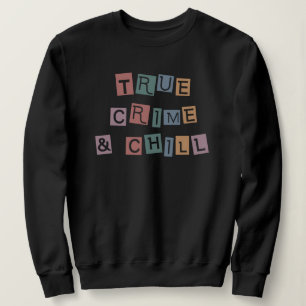 Sudadera Crimen verdadero y escalofrío Programa Junkie so