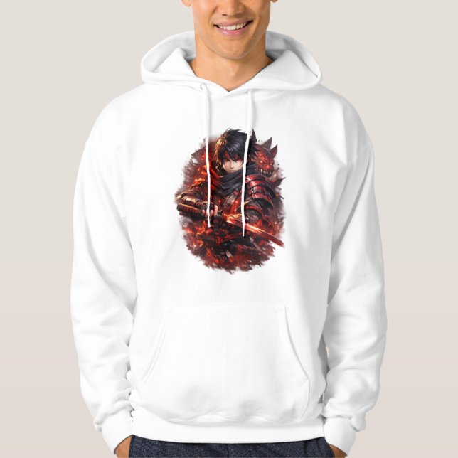 Sudadera Crimson Blade Samurai (Anverso)