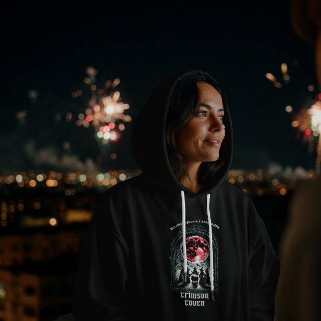 Sudadera Crimson Coven – Ritual de Bruja Gótica de Hallowee (Subido por el creador)