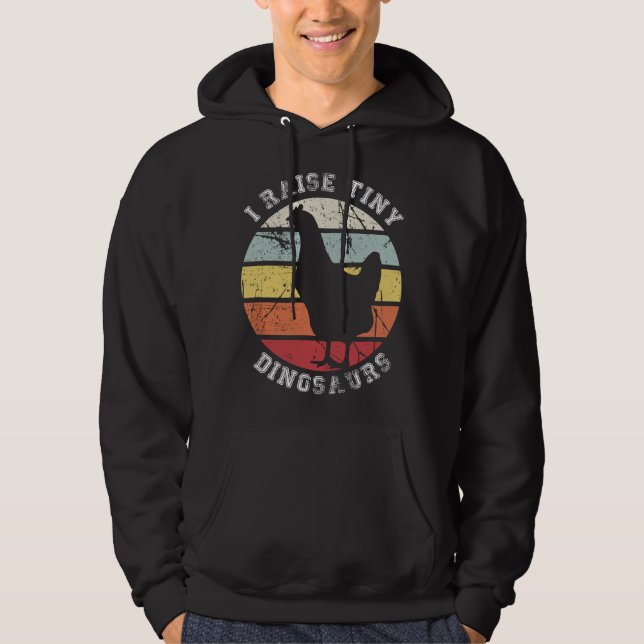 Sudadera Crío dinosaurios diminutos - Pollo (Anverso)