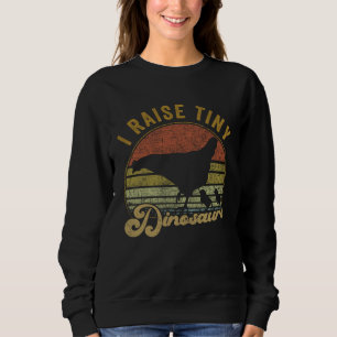 Sudadera Crío Dinosaurios Pequeños Vintage Retro 70S Pollo