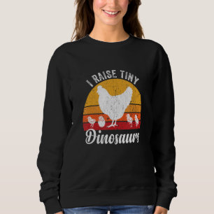 Sudadera Crio un pequeño dinosaurio mujeres Chicas un meme 
