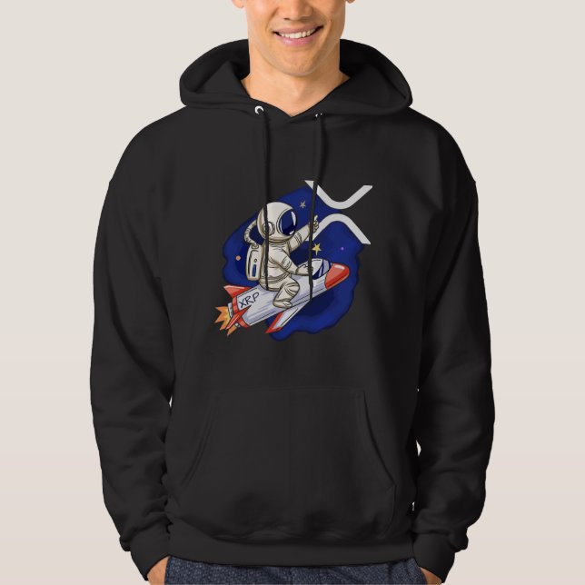 Sudadera Cripple criptodivisa - Astronauta XRP (Anverso)