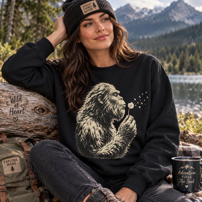 Sudadera Criptido divertido de diente de león Bigfoot lindo (Subido por el creador)