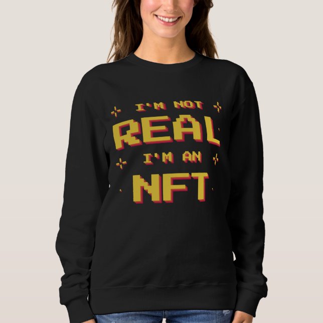 Sudadera Cripto NFT Token No Fungible Cadena de Bloques (Anverso)
