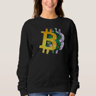 Sudadera Criptodivisa Vidrio Verde Amarillo Lilac Bi
