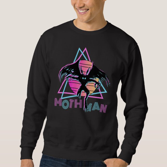 Sudadera Criptozoología Criptídica retro de Mothman 80 1 (Anverso)