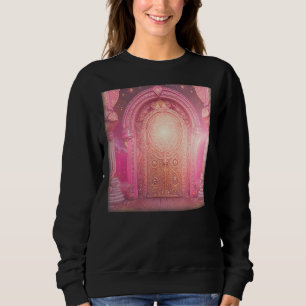 Sudadera Cristales de Mandala rosa Templo antiguo de la Ind