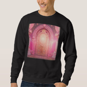 Sudadera Cristales de Mandala rosa Templo antiguo de la Ind
