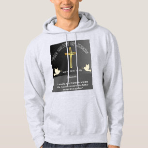 Sudadera cristiana – Versículo de la Biblia Juan 1