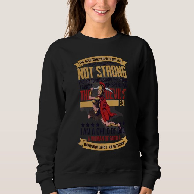 Sudadera Cristianismo inspirador Devotee Mosquitos Cath (Anverso)