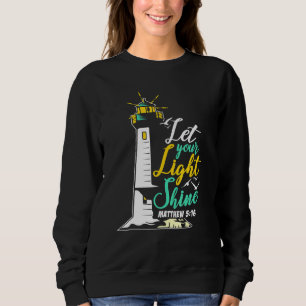 Sudadera Cristianismo Jesús Dios Faro - Deja que tu luz