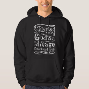 Sudadera Cristiano de 62 años: Jesús y Dios 1960 62º Bir