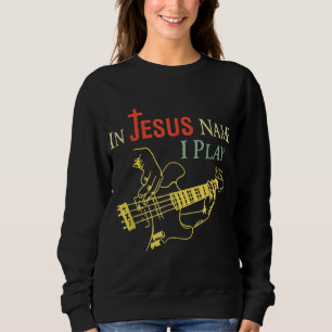 Sudadera Cristiano En Nombre De Jesús Toco Guitarra