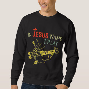 Sudadera Cristiano En Nombre De Jesús Toco Guitarra