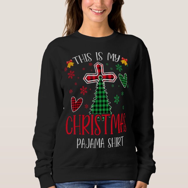 Sudadera Cristiano Jesús Este Es Mi Navidad De Buffalo (Anverso)