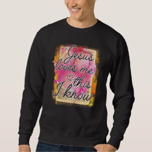 Sudadera Cristiano Jesús Fe Jesús Jesús Me Ama Esto Lo Sé