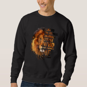 Sudadera Cristiano Puedo Hacer Todas Las Cosas A Través Del