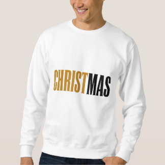 Sudadera Cristo Es Navidad Oro