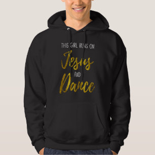 Sudadera Cristo Esta Muchacha Funciona Con Jesús Y Baile Cr