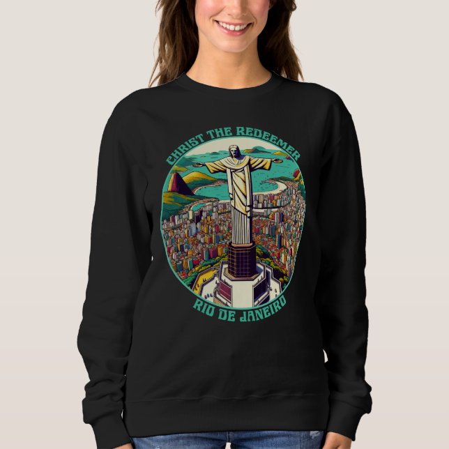 Sudadera Cristo Redentor, Río de Janeiro (Anverso)