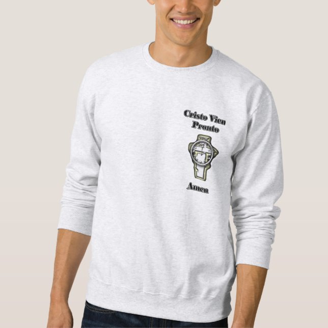 Sudadera Cristo Viene aprisa (Anverso)