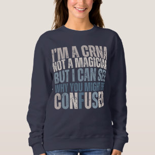 Sudadera CRNA personalizado divertido Enfermera Anestesista