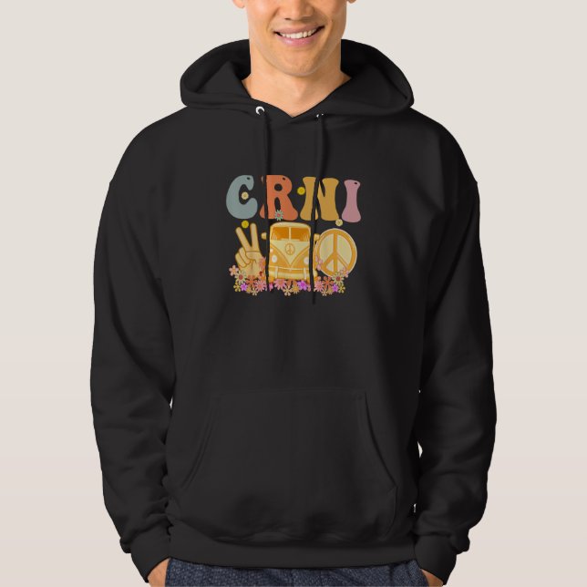 Sudadera CRNI Groovy Hippie Retro Week Appreciation (Anverso)