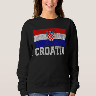 Sudadera Croacia Croacia: Orgullo de la bandera croata Rota