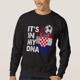Sudadera Croacia En Mi Adn Equipo De Bandera Croata Croacia