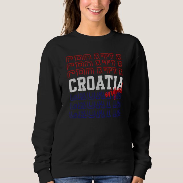 Sudadera Croacia Hrvatska Croacia Original 1 (Anverso)