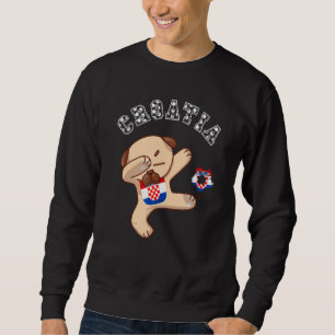 Sudadera Croata del equipo de fútbol Pug Hrvatska