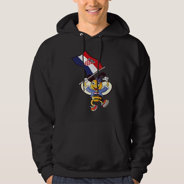 Sudadera Croatia Bee (Anverso)
