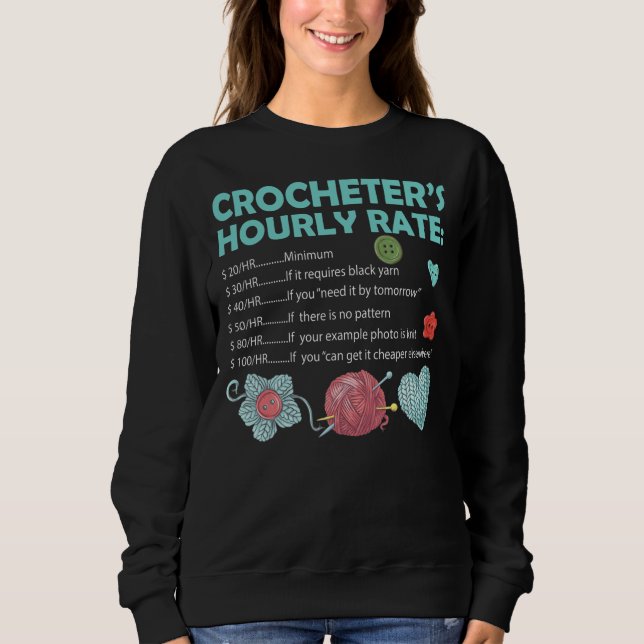 Sudadera Crochet Crochet Crochet de Crocheter (Anverso)