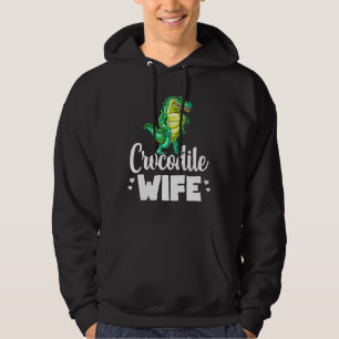 Sudadera Crocodile Wife Alligator Reptile Animal