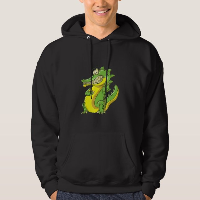 Sudadera Crocodile With Braces (Anverso)