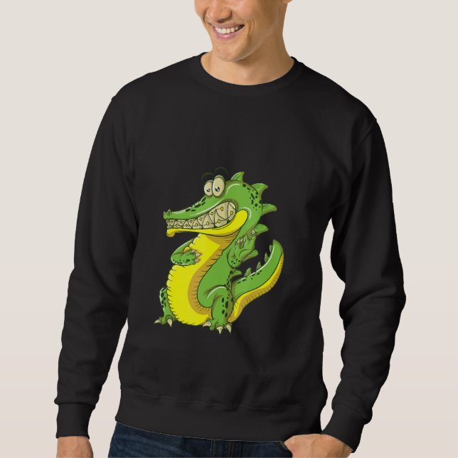 Sudadera Crocodile With Braces (Anverso)