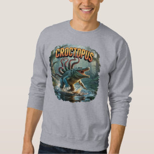 Sudadera Croctopus Ilustracion Combo Creature Gracioso