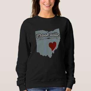 Sudadera Crooksville Ohio OH Ciudad Estado EE. UU. Recuerdo