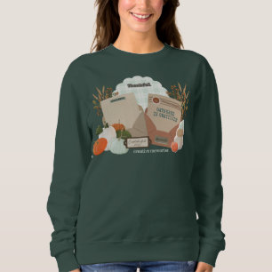 Sudadera Croptoberfest 2026 Verde Cazador Mujer