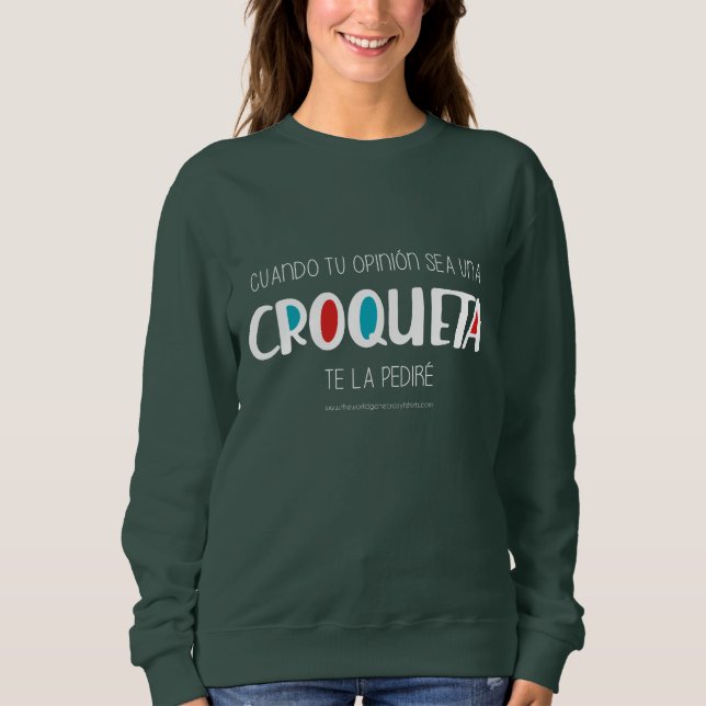 Sudadera Croqueta (Anverso)