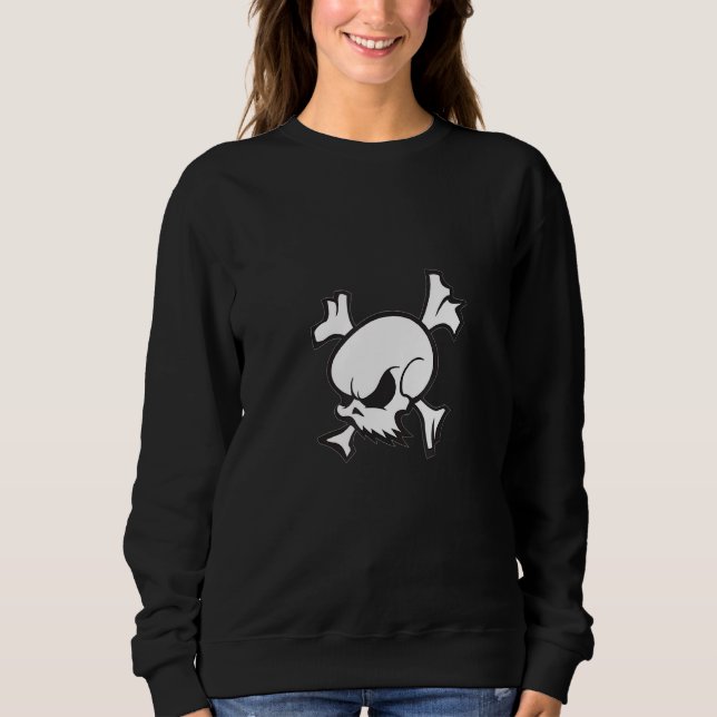 Sudadera Crossbone Skull Y Bebe Classic (Anverso)