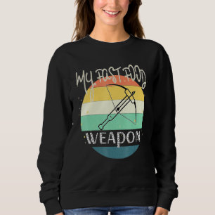 Sudadera Crossbow My Fast Food Arc de caza de peces